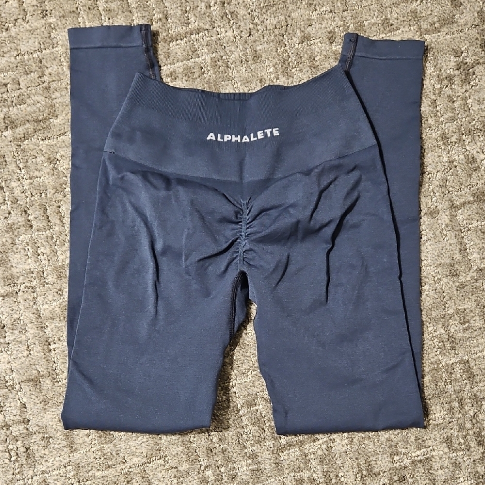Alphalete Amplify Whale Blue Leggings